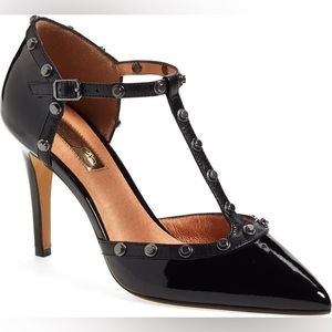 Halogen 'Martine' Studded T-Strap Pump